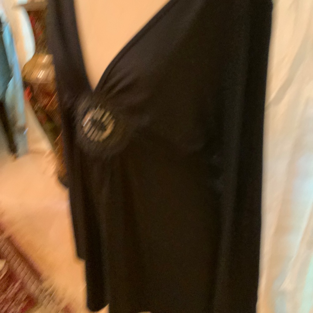 Navy Blue blouse - Picture 4 of 4